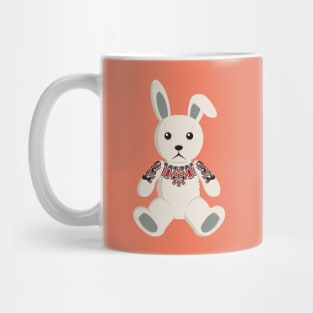 Haida tattooed bunny rabbit Mug